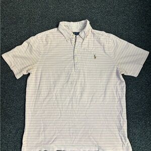 Polo by Ralph Lauren Light Pink Striped Shirt
